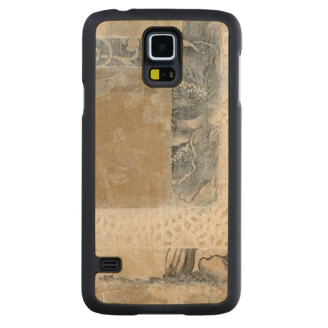 Lace Collage II Carved Maple Galaxy S5 Slim Case (Back)