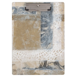 Lace Collage II Clipboard
