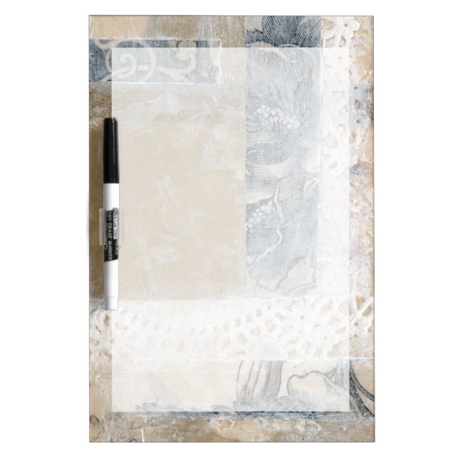 Lace Collage II Dry Erase Board (Front)