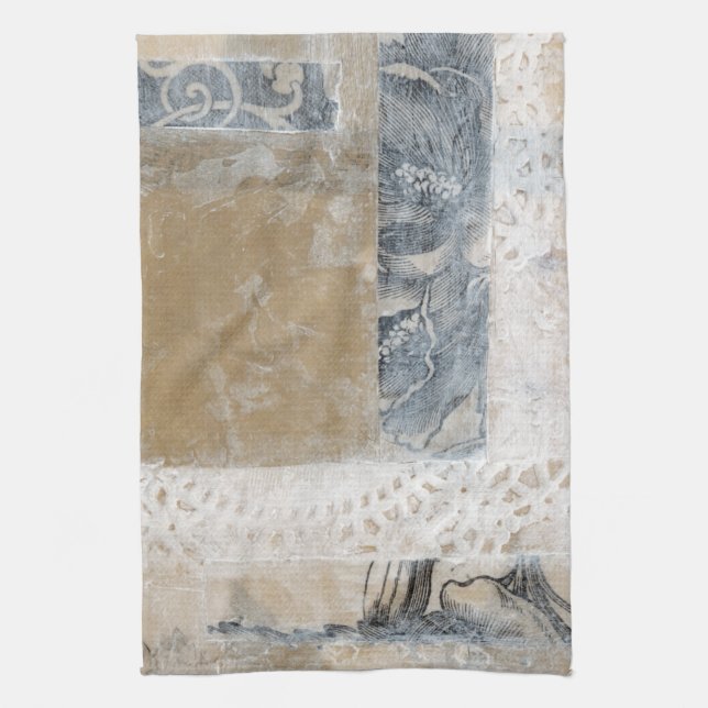 Lace Collage II Kitchen Towel (Vertical)