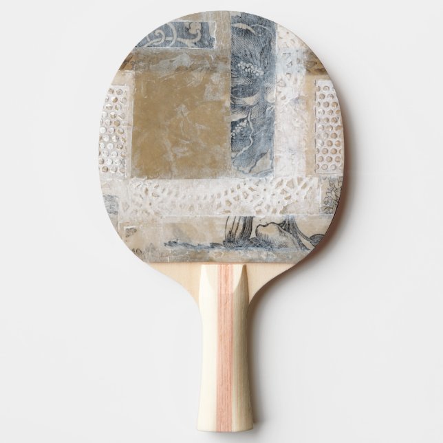 Lace Collage II Ping Pong Paddle (Front)