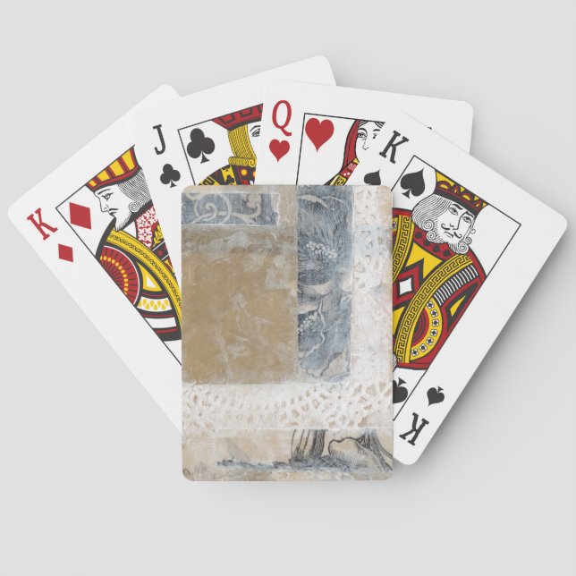 Lace Collage II Poker Cards (Back)