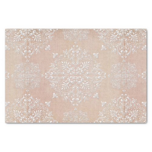 Lace Damask Diamond Pattern Tissue Paper