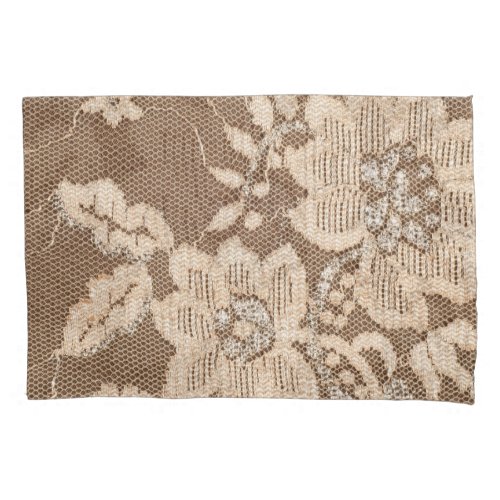 Lace Delicacy White Fabric Artistry Pillow Case