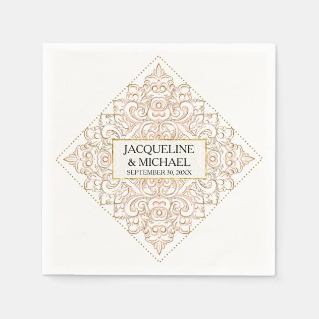 Lace Doily Handkerchief Napkin Reception Decor (Front)