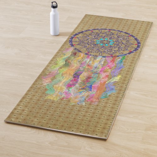 Lace Dreamcatcher Boho Style Yoga Mat