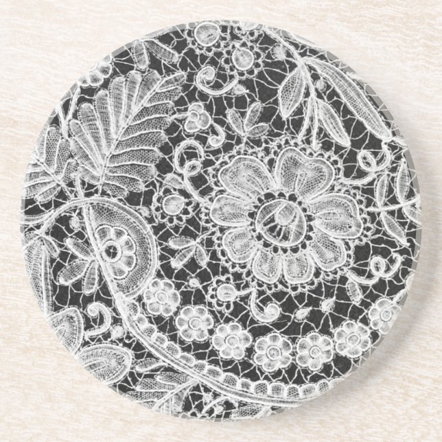 Lace effect coaster (Front)