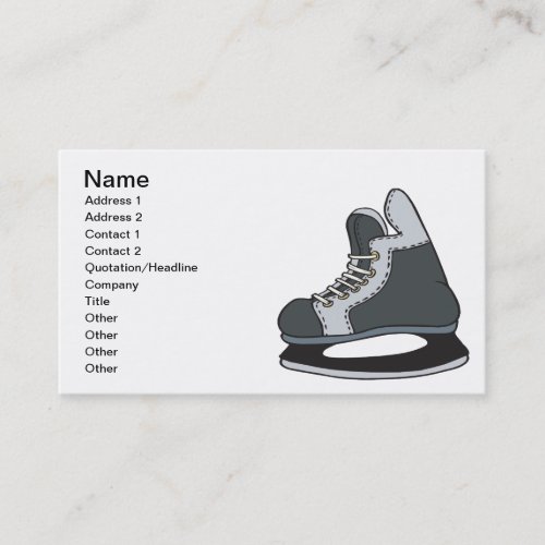Lace Em Up Business Card Template