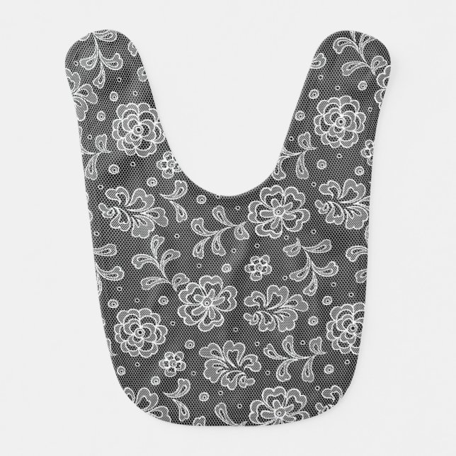 Lace fabric pattern 1 bib (Front)