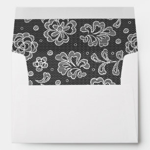 Lace fabric pattern 1 envelope