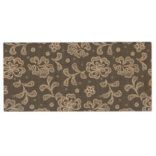 Lace fabric pattern 1 wood USB flash drive