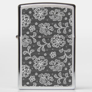 Lace fabric pattern 1 zippo lighter