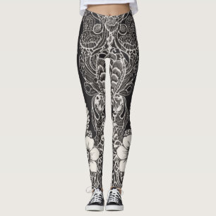 Lace Floral Harmony Leggings