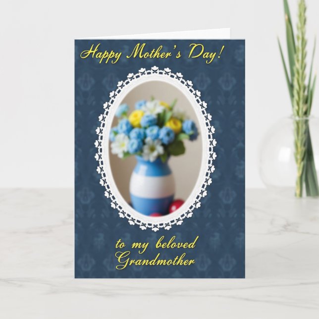Lace Frame Mothers Day Card (Front)