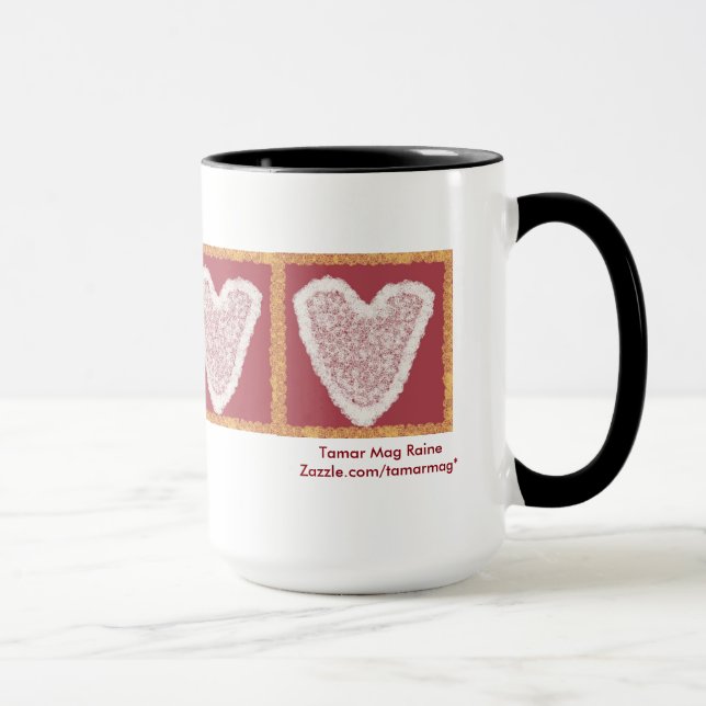 Lace Heart Mug (Right)