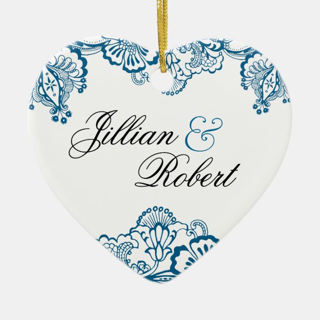 Lace Keepsake Ornament (Front)