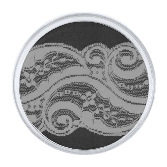 Lace Lapel Pin (Front)