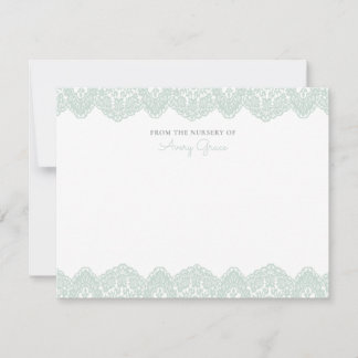 Lace & Lullibies Baby Stationery Note Card