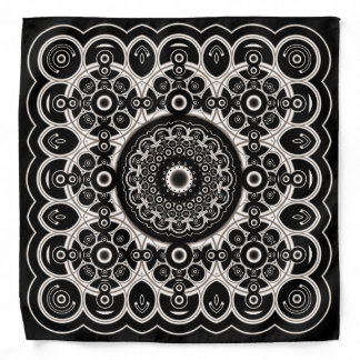Lace Mandala Pattern Bandana