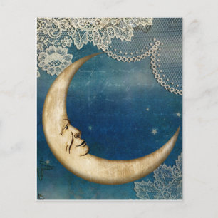 Lace Moon Scrapbook Paper