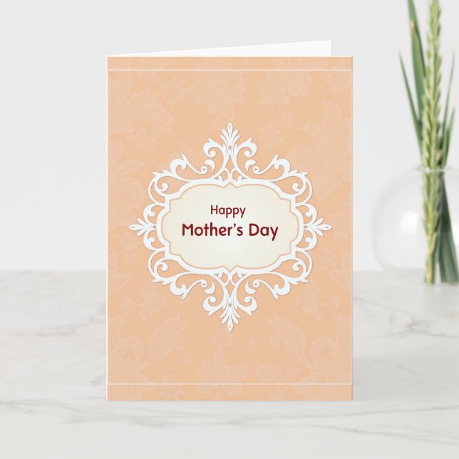 Lace Mother Love Message Card (Front)