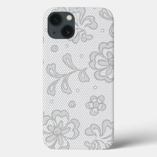 Lace pattern, flower vintage 1 iPhone 13 case