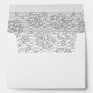 Lace pattern, flower vintage 1 envelope