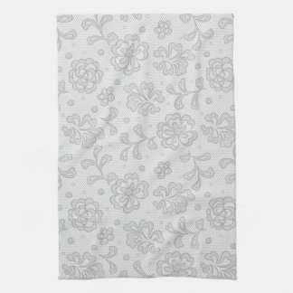Lace pattern, flower vintage 1 towel