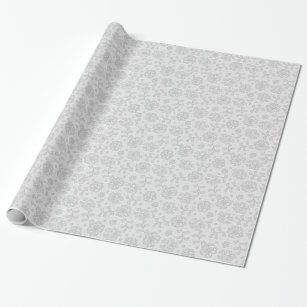 Lace pattern, flower vintage 1 wrapping paper