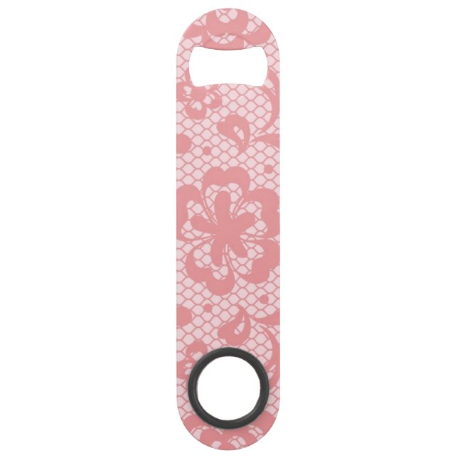 Lace pattern, flower vintage 3 bar key (Front)