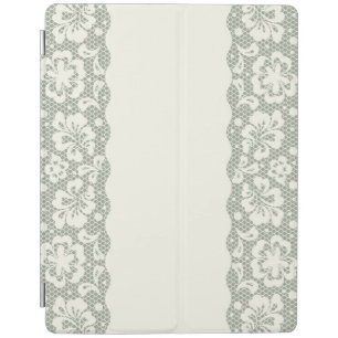 Lace pattern, flower vintage 5 iPad smart cover