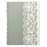 Lace pattern, flower vintage 5 notebook