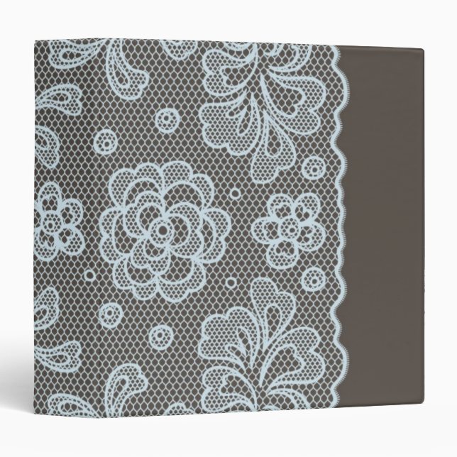 Lace pattern, flower vintage 6 binder (Front/Spine)