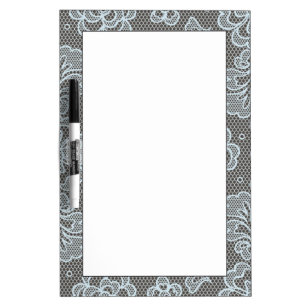Lace pattern, flower vintage 6 Dry-Erase board