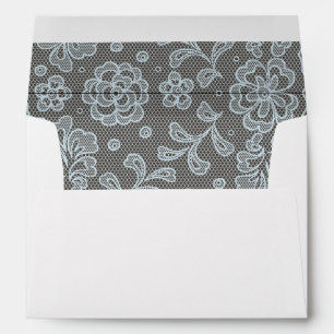 Lace pattern, flower vintage 6 envelope