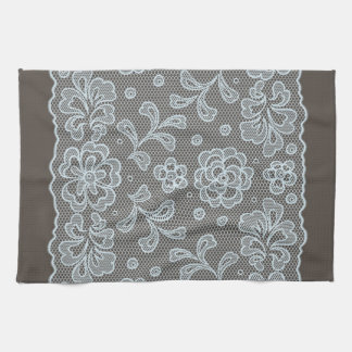 Lace pattern, flower vintage 6 kitchen towel