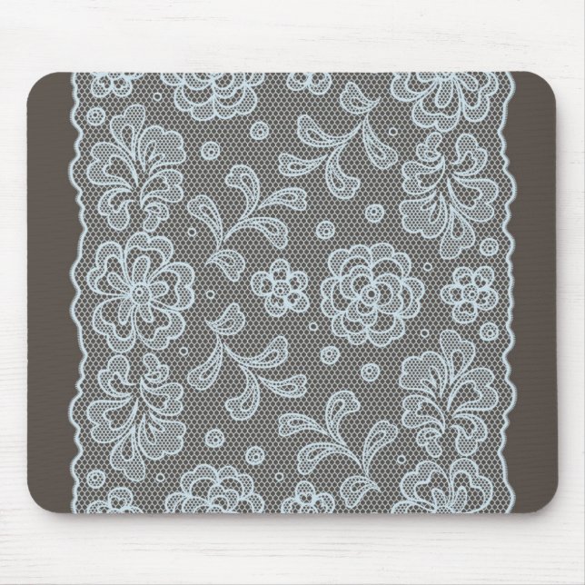 Lace pattern, flower vintage 6 mouse pad (Front)