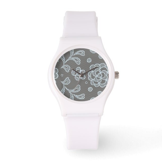 Lace pattern, flower vintage 6 watch (Front)