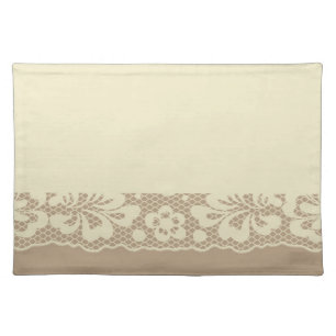 Lace pattern, flower vintage 7 cloth placemat