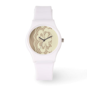 Lace pattern, flower vintage 7 watch