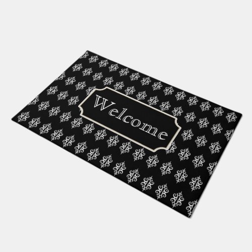 Lace Pattern Welcome Doormat