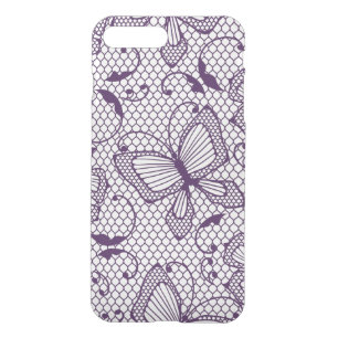 Lace pattern with butterflies iPhone 8 plus/7 plus case