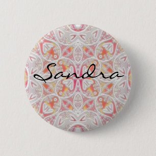 lace, Sandra Pinback Button