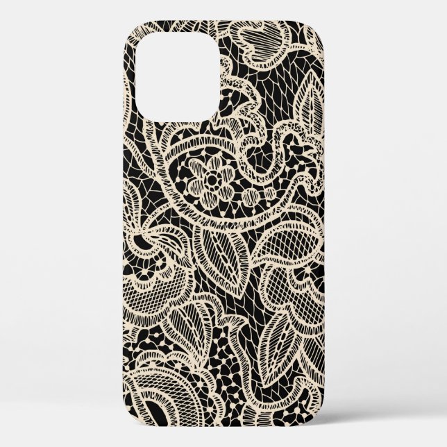 Lace seamless pattern Case-Mate iPhone case (Back)