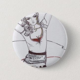 lace skirt fashion illustration button