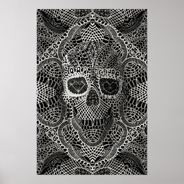Lace Skull Poster (Front)