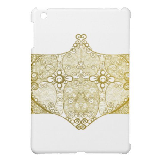 Lace Strip Yellow iPad Mini Covers