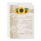 Lace, sunflowers & burlap wedding rehearsal dinner