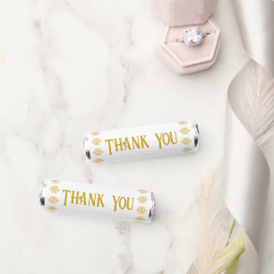 Lace Thank You Wedding Favors Mints