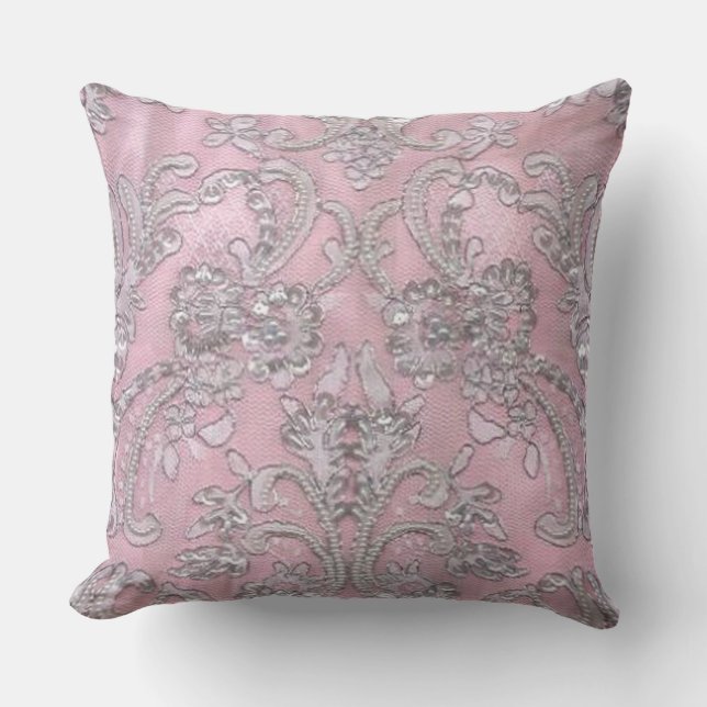 Lace Throw Pillow (Front)